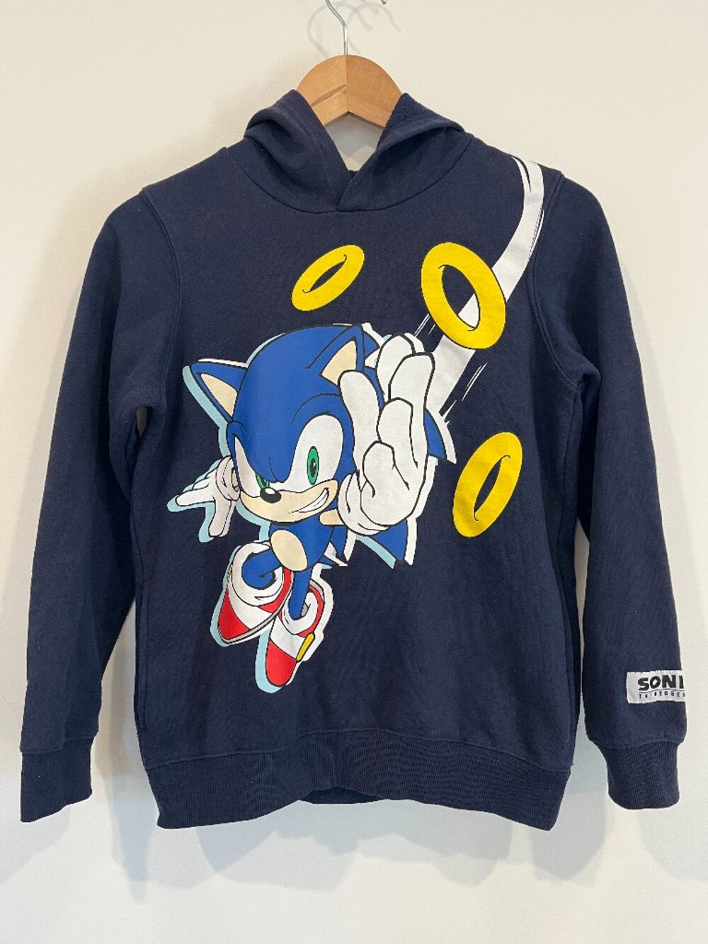 Long Sleeve Sonic the Hedgehog Fleece Hoodie Rings fast